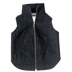Fendissime by Fendi Vintage Logo Printed Vest Like Brand New Size S/6 Rare Find